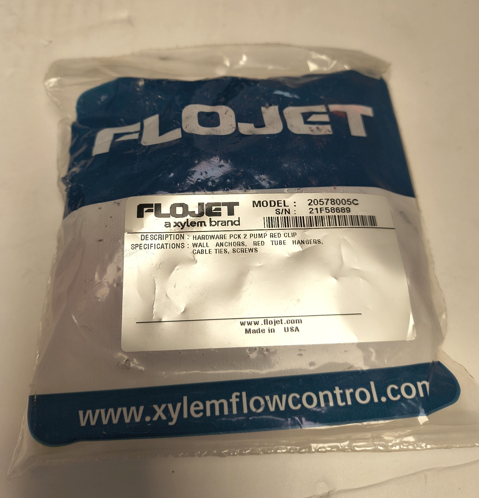 1 New Flojet PUMP,KIT,BIB 1 PUMP,W/TRNS VLV G55X005M