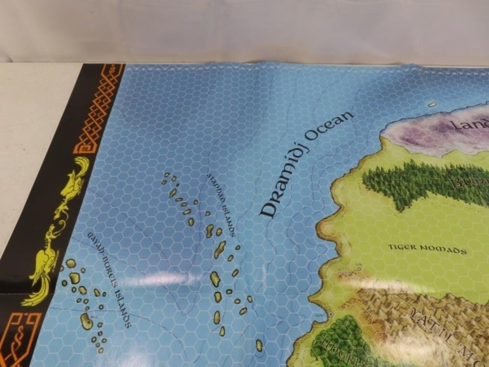 Greyhawk Poster Map (Upper Left) - D&D