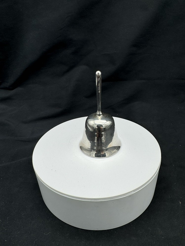 Antique Solid 84 Silver Dinner Bell, 54 grams