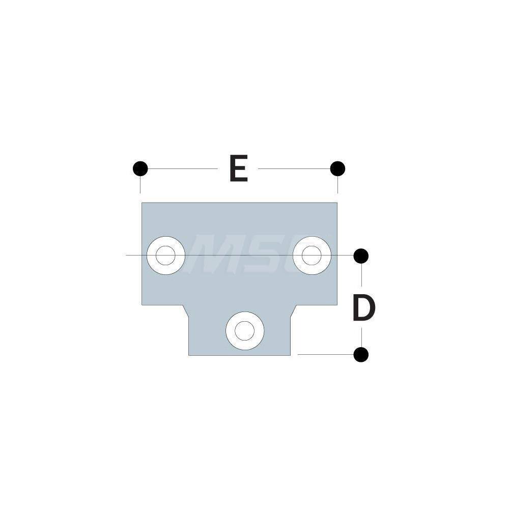 Kee Pipe Rail Fitting: Malleable Iron 3-Socket 90° Tee for 1-1/2" Pipe