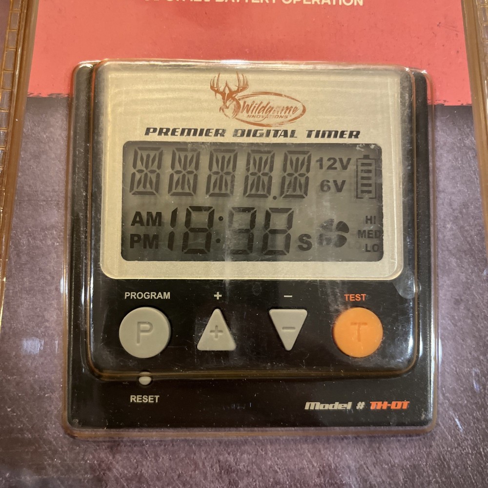 Wildgame Innovations Digital Controller Timer 6V or 12V Battery Operation TH-DT