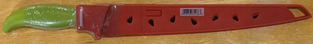 Good Cook ~ Watermelon Knife ~ Stainless Steel w/Sheath ~ Brand New