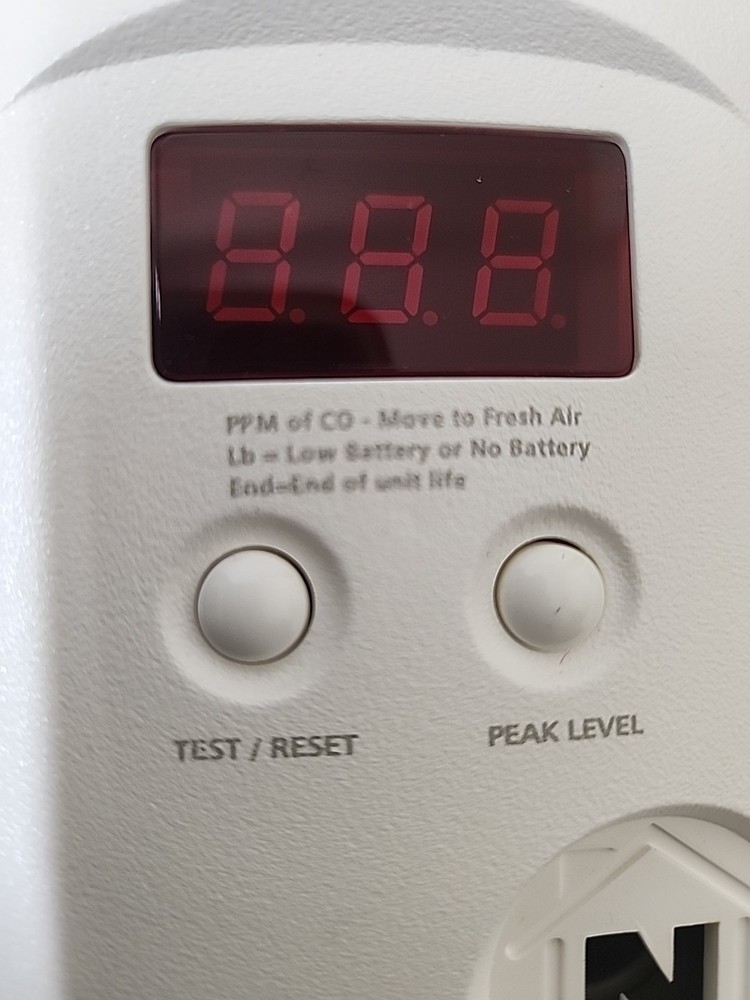 2-PACK: Kidde Plug-in Carbon Monoxide Detector Battery Back-Up Digital Display