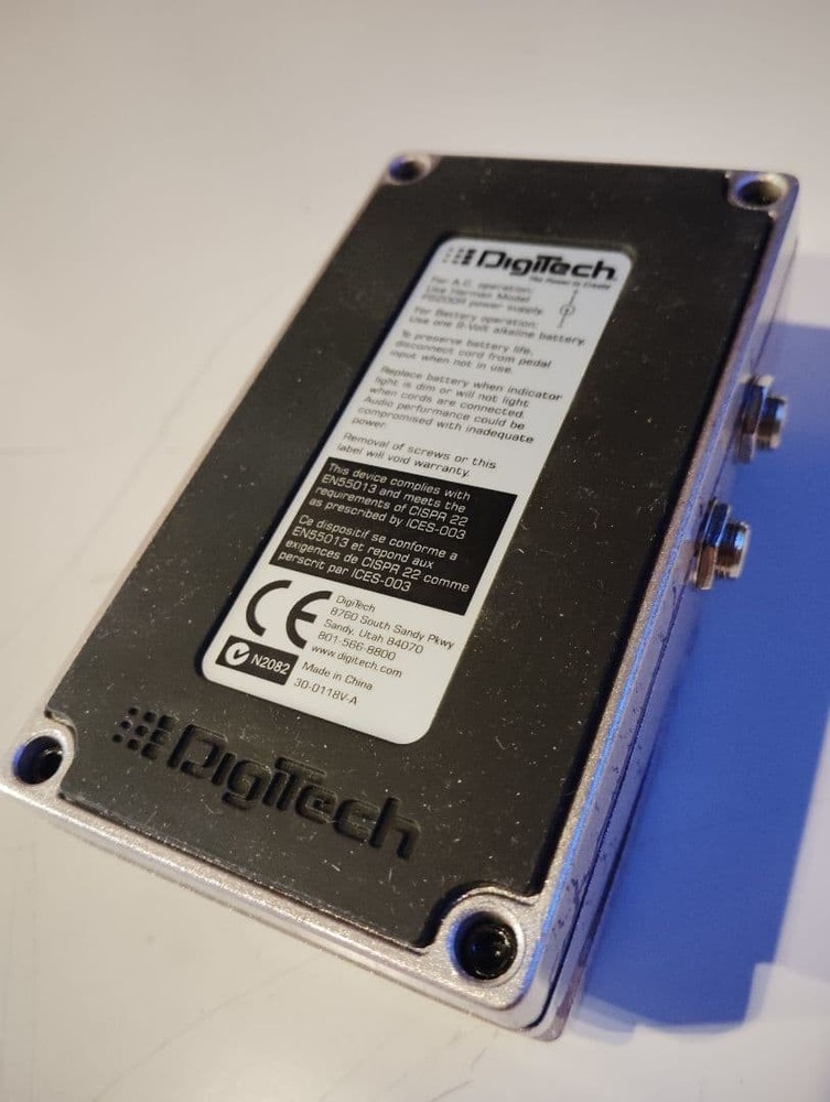 DigiTech Grunge Distortion Guitar Effects Pedal Operation Confirmed with Box