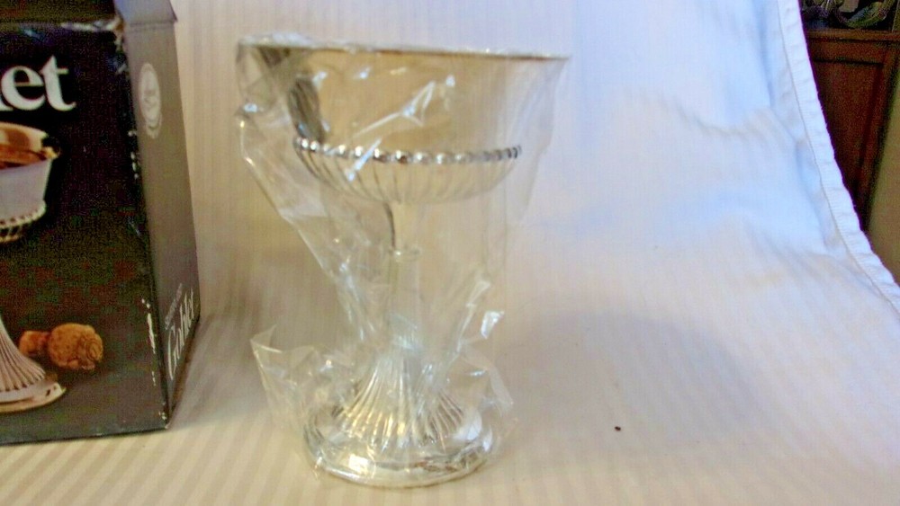 Vintage 1981 Silverplated Goblet from Leonard Of Italy, 5.625" Tall BNOS #910