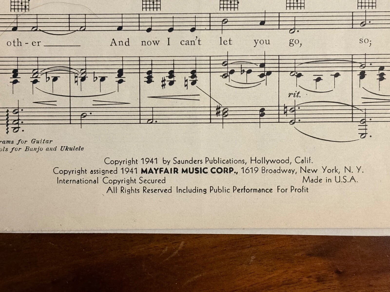 The Anniversary Waltz Sheet Music Al Dublin Dave Franklin Mayfair Music Crp 1941