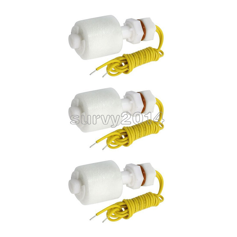 5PCS PP Liquid Water Level Sensor Horizontal Float Switch Down 52mm Switch
