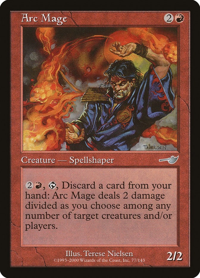 Arc Mage Nemesis 77 MTG MP