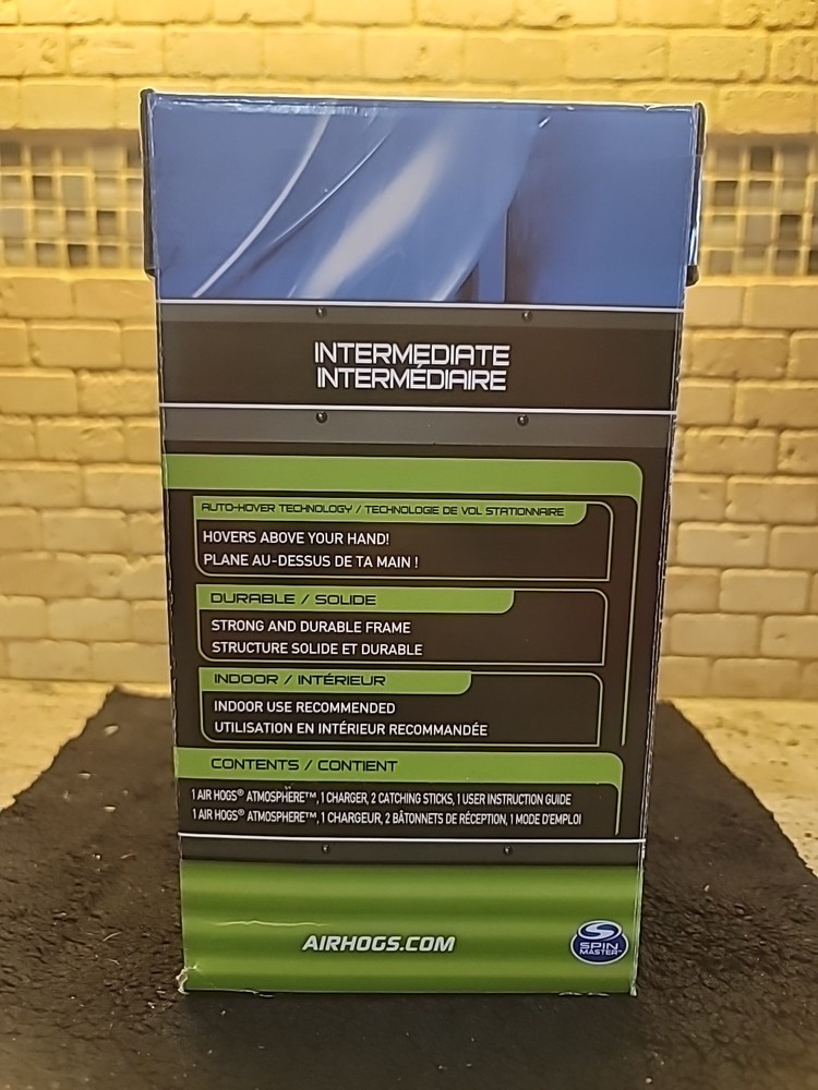 Air Hogs Atmosphere Axis Hovering Sphere Wave Control Spin Master, RED, NEW