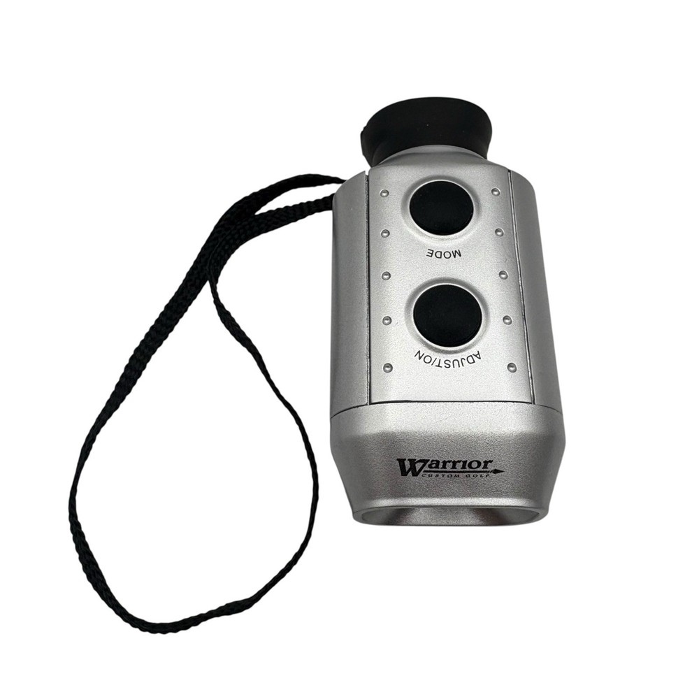 Warrior Custom Golf 7x18 Rangefinder Monocular Distance Scope with Case Silver