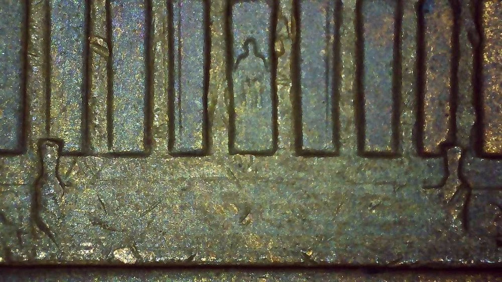 1978 D Lincoln Penny error filled mintmark