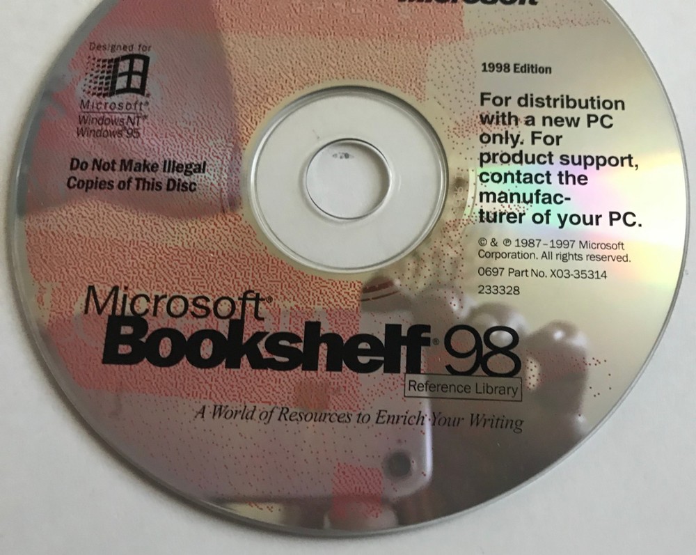 Microsoft Bookshelf 98 (CD ROM)