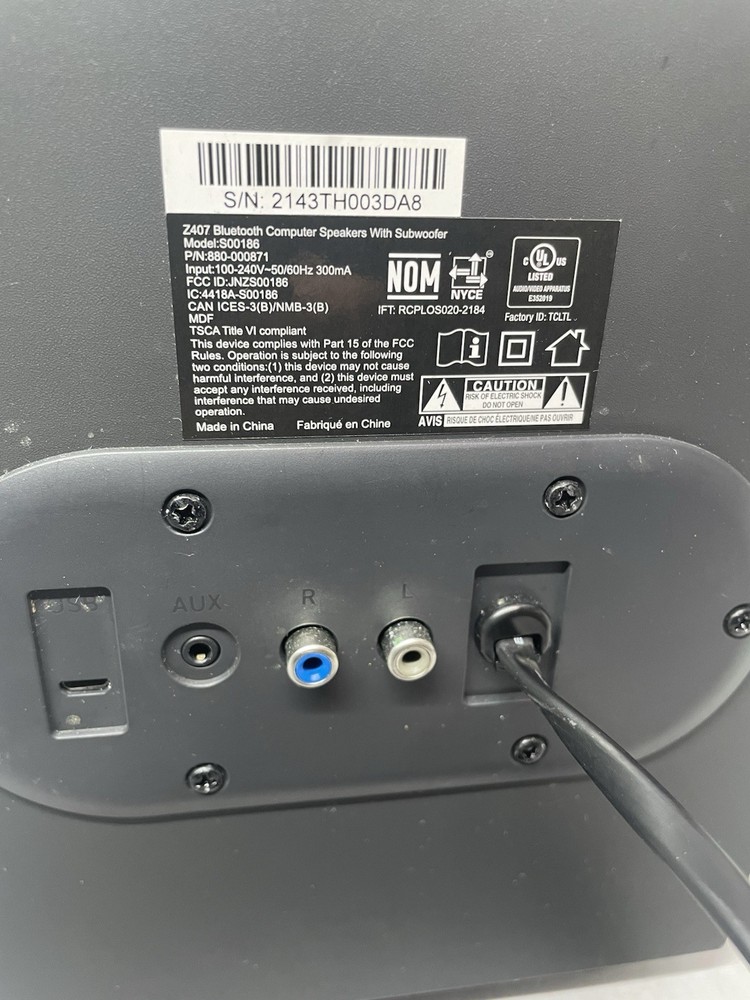 Logitech Z407 Subwoofer Only for Bluetooth Computer Speaker Sound System