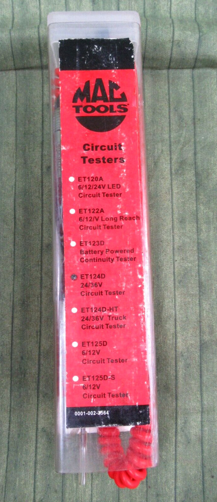 MAC Tools ET124D 24/36 Volt Circuit Tester