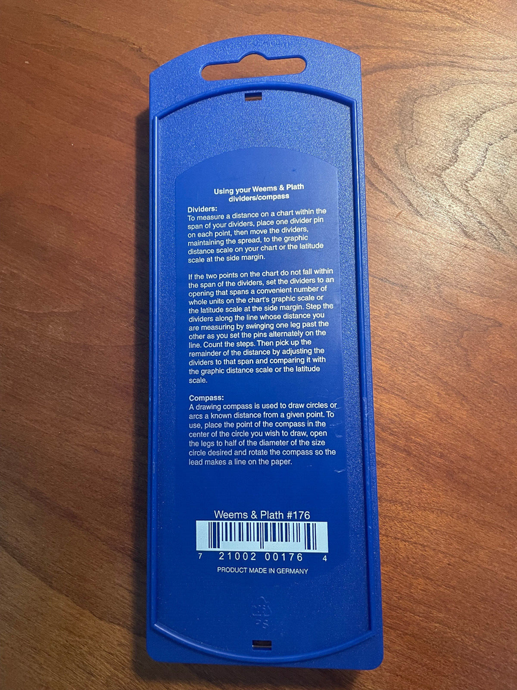 Weems & Plath Ultralight Dividers/Compass - Like New Condition