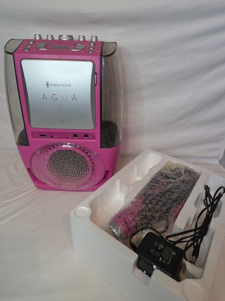 Agua Bluetooth Karaoke Machine w/ Microphone – Singing Speaker System Portable