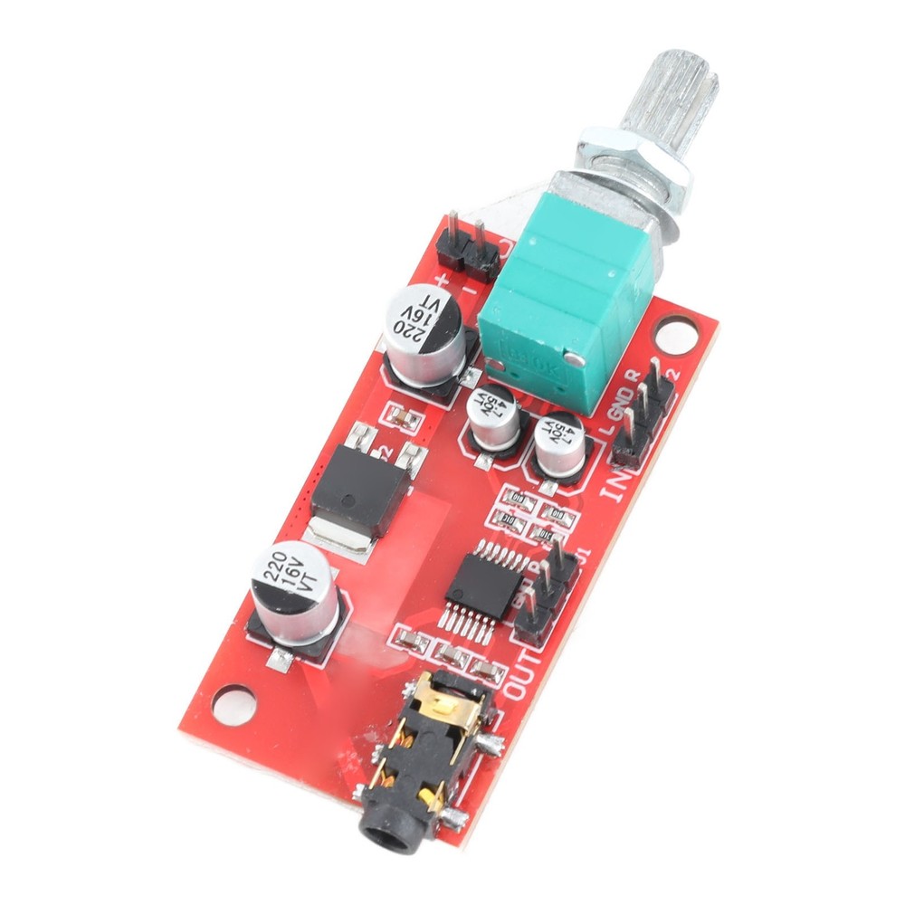 Headphone Amplifier Module 3.5mm Interface Earphone Preamplifier Board DC 3‑12V