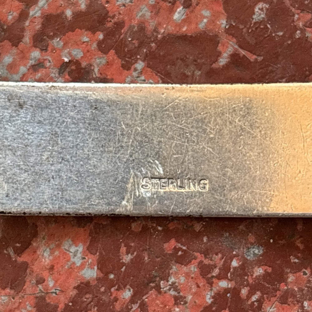 Ww2 Sterling Identification Bracelet Engraved Vintage Sterling Silver