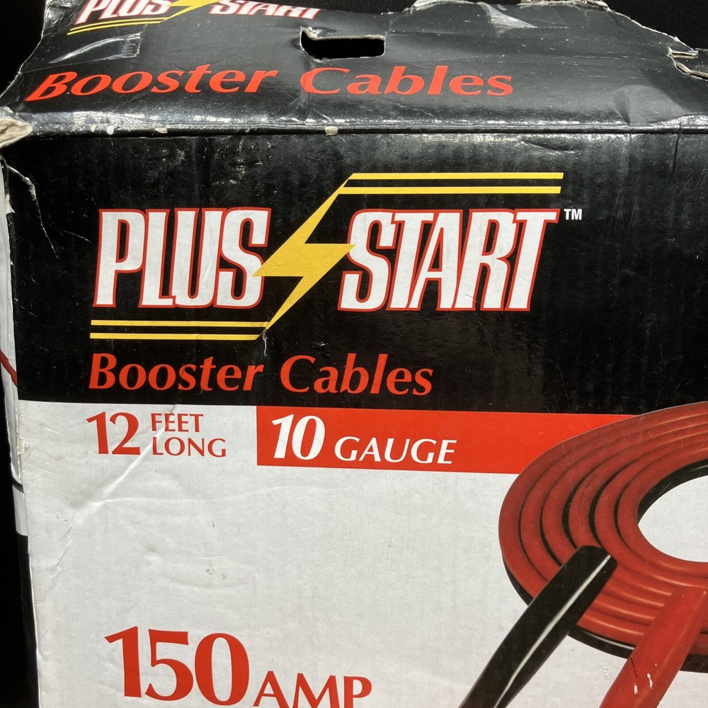 Plus Start Booster Cables 12ft. 150 amp 10AWG