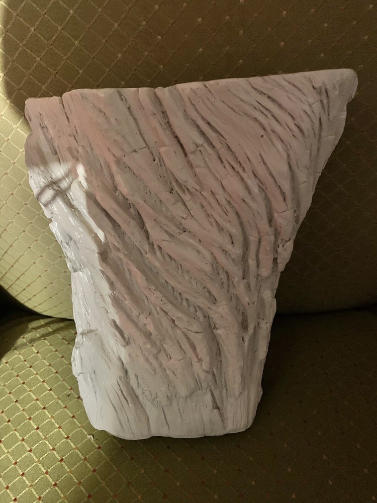 Gold Leaf Chicago Resin Tree  Trunk Bark Vase