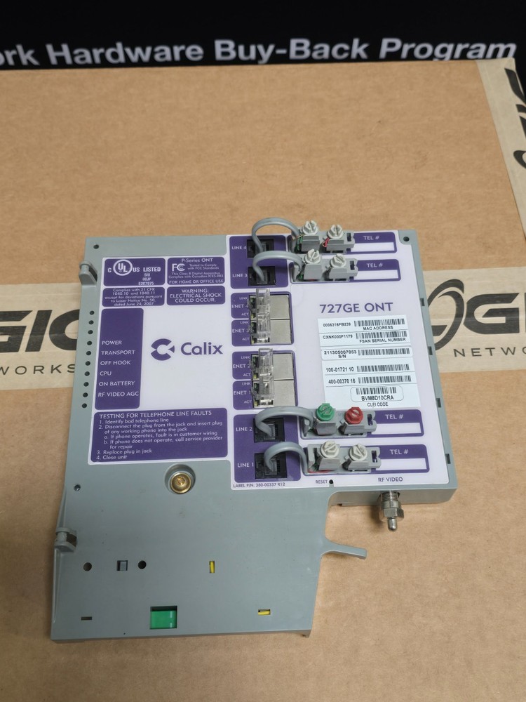 Calix 100-01721 727GE