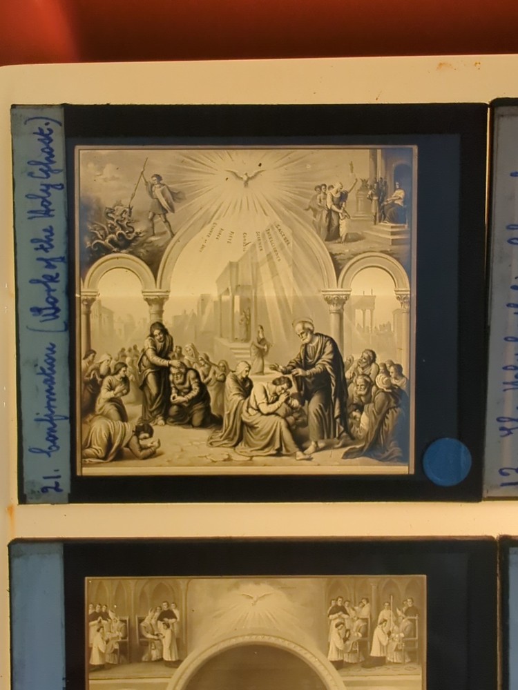Six Lantern Slides Religious