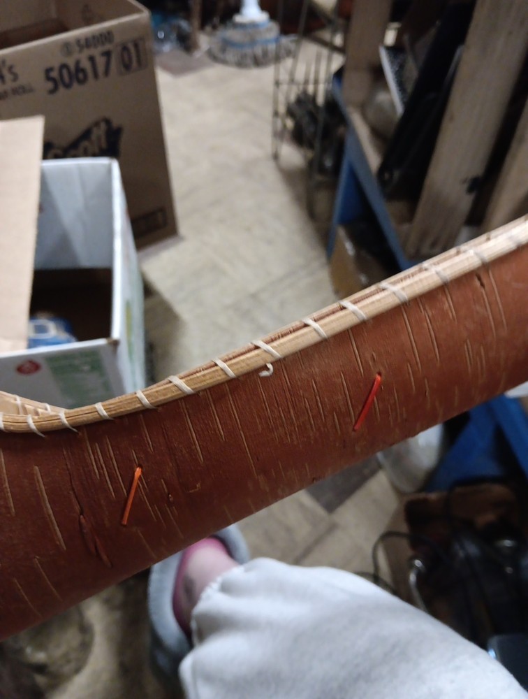 Handmade Birchbark Canoe