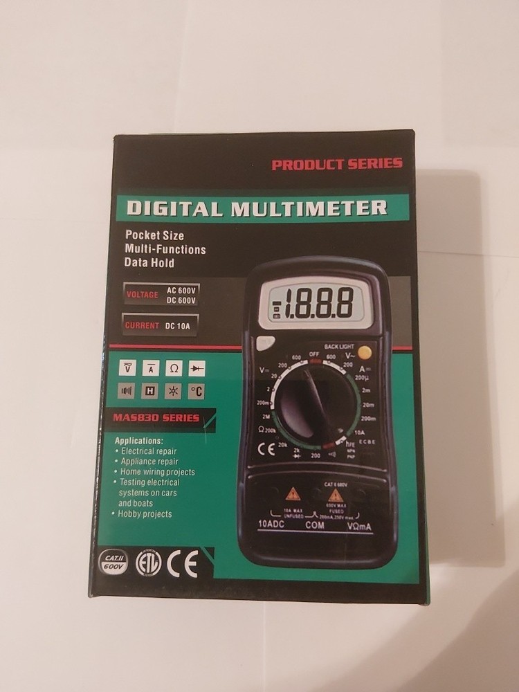 Digital Multimeter Pocket Size And counts 2000 LCD Display New 17124-*5