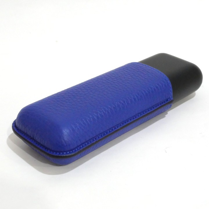 S.T.Dupont 183161 Double 2 Tube Cigar Case / Cigar Holder Ocean & Matte BlackNEW