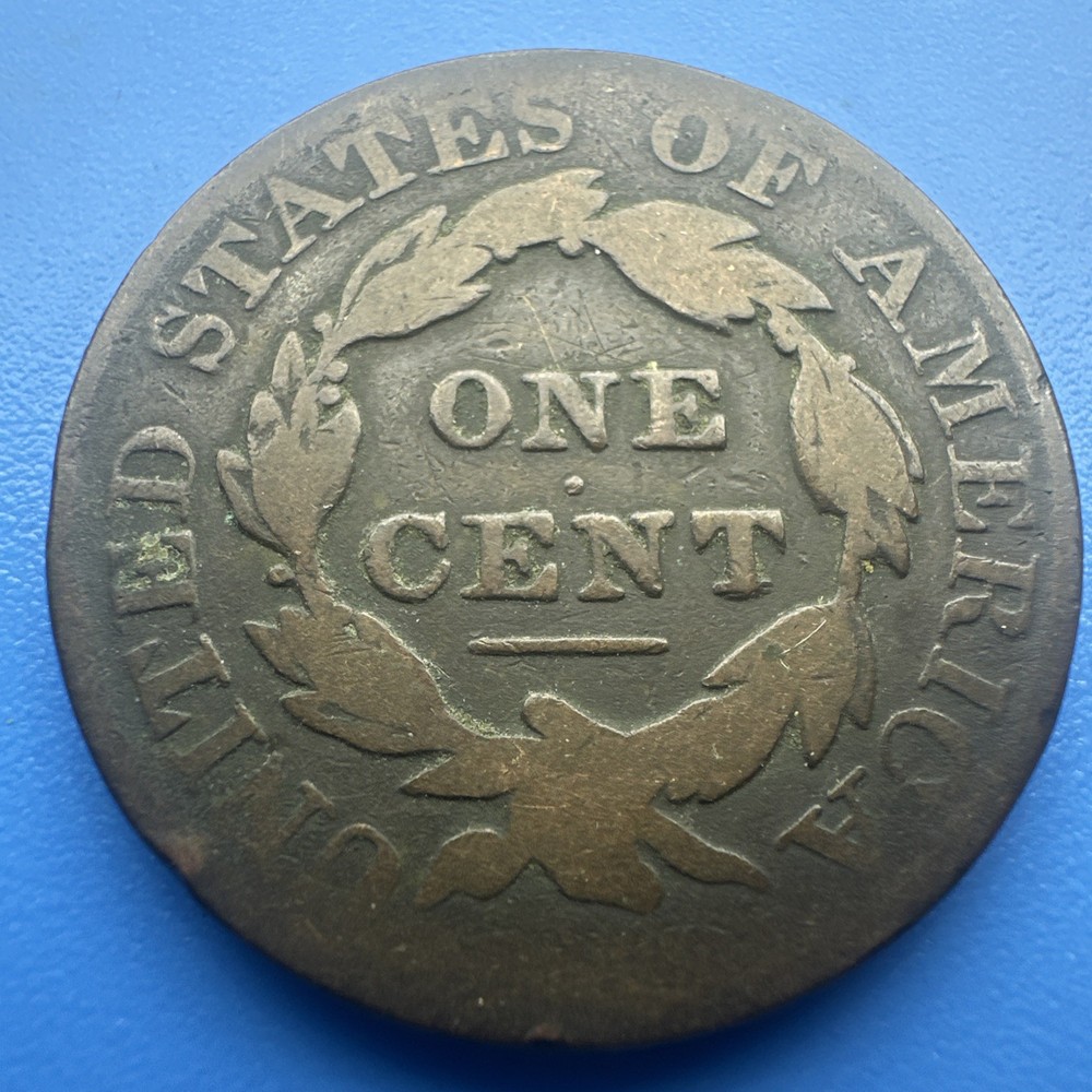 1827 Coroner Head Large Cent Nice Better 🔥 Authentic US Type Coin 🔥 (N99)