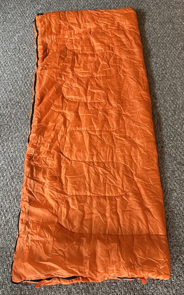 Reveal Camp Sleeping Bag - Orange and Gray