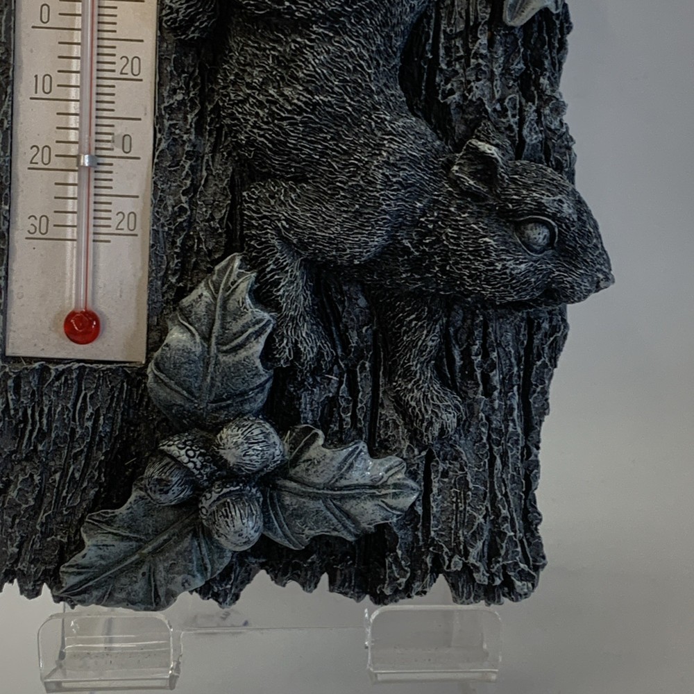 Gray Color Thermometer Squirrel On An Oak Tree