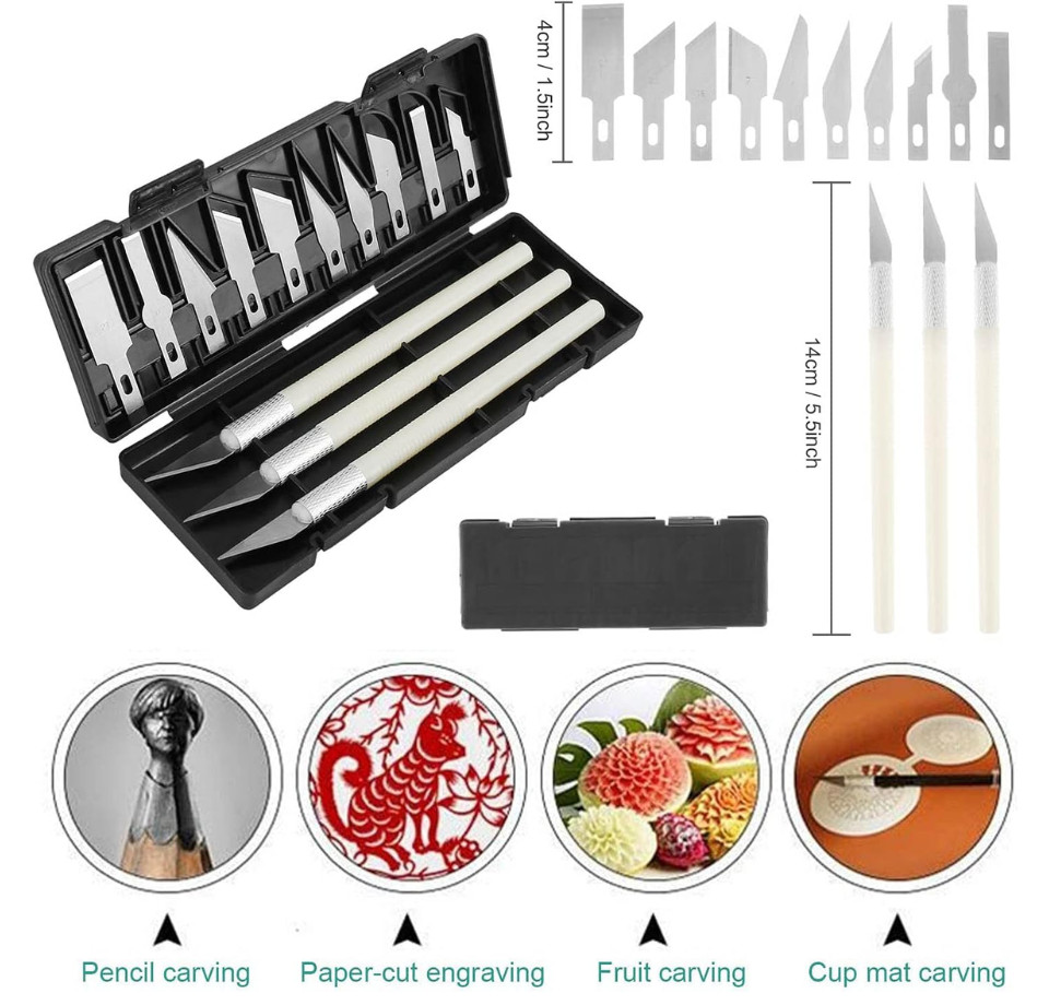 32PCS 3D Printer Tool Kit Deburring Cleaning Finishing Accessories Set