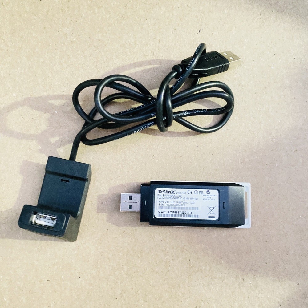 D-link DWA-140 Range Booster N'USB Wireless Adapter Tested Works