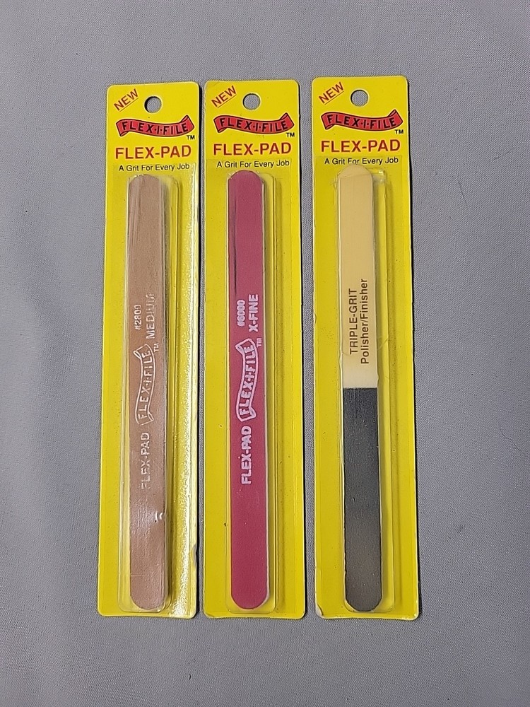3 Flex-Pad Flex-i-File Medium X-Fine Triple-Grit