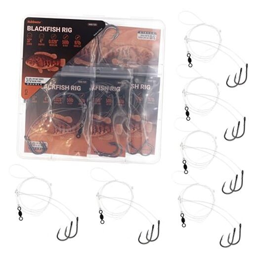 Blackfish Rig 3/0 Duoble Hooks 6 pcs