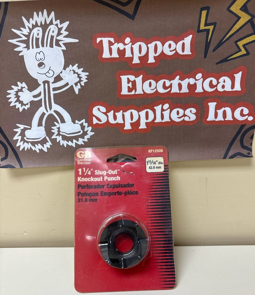 GARDNER BENDER #KP1250B 1 1/4" SLUG-OUT KNOCKOUT PUNCH