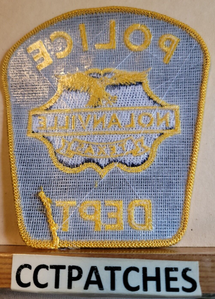 NOLANVILLE, TEXAS POLICE SHOULDER PATCH TX