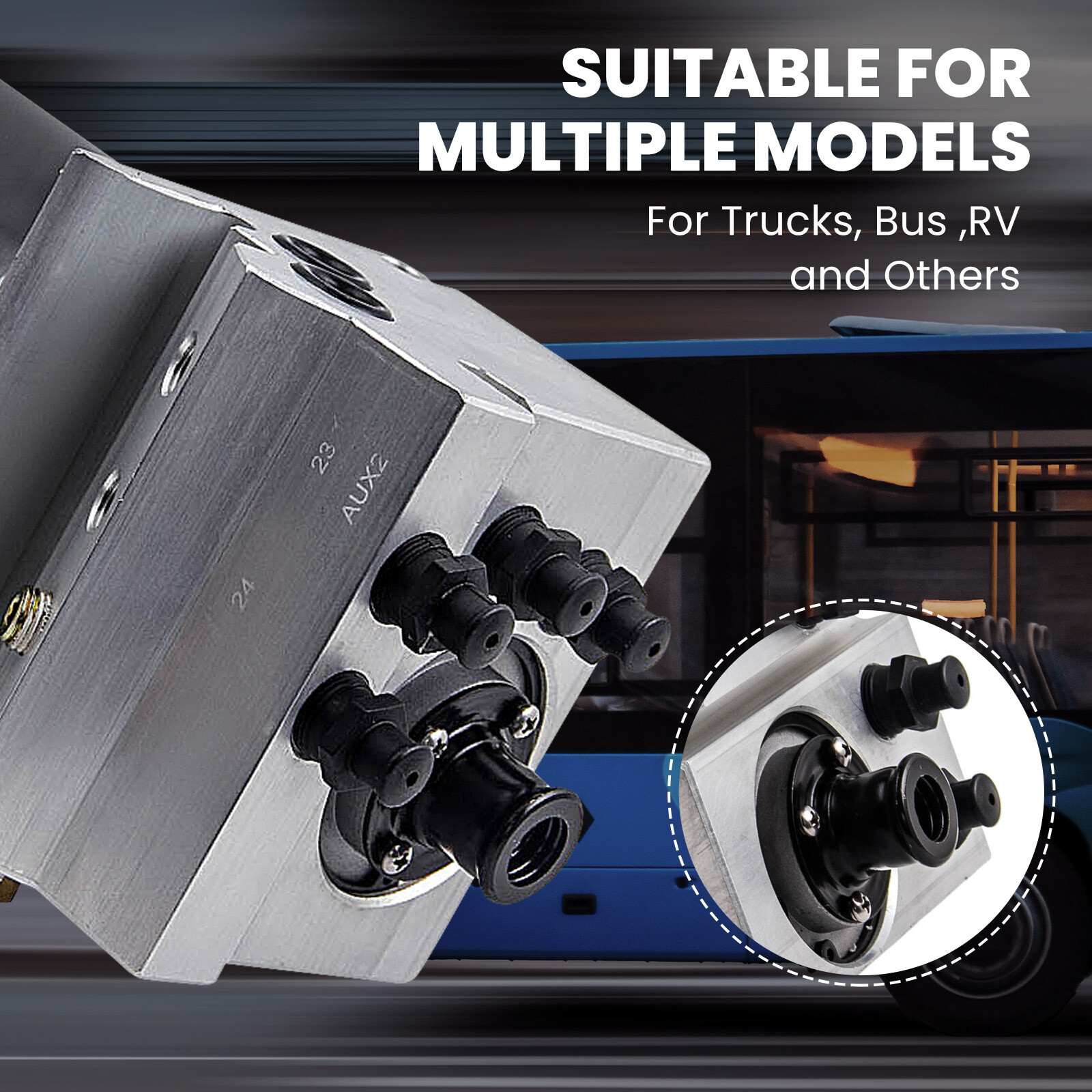 Air Dryer Extended Purge Style Replace for Freightliner for Bendix 801266