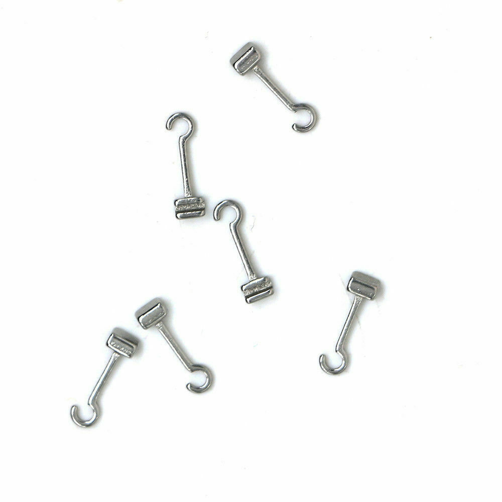 10 Box Orthodontic Dental Long Curved Right Type Multi-function Hooks Stainless