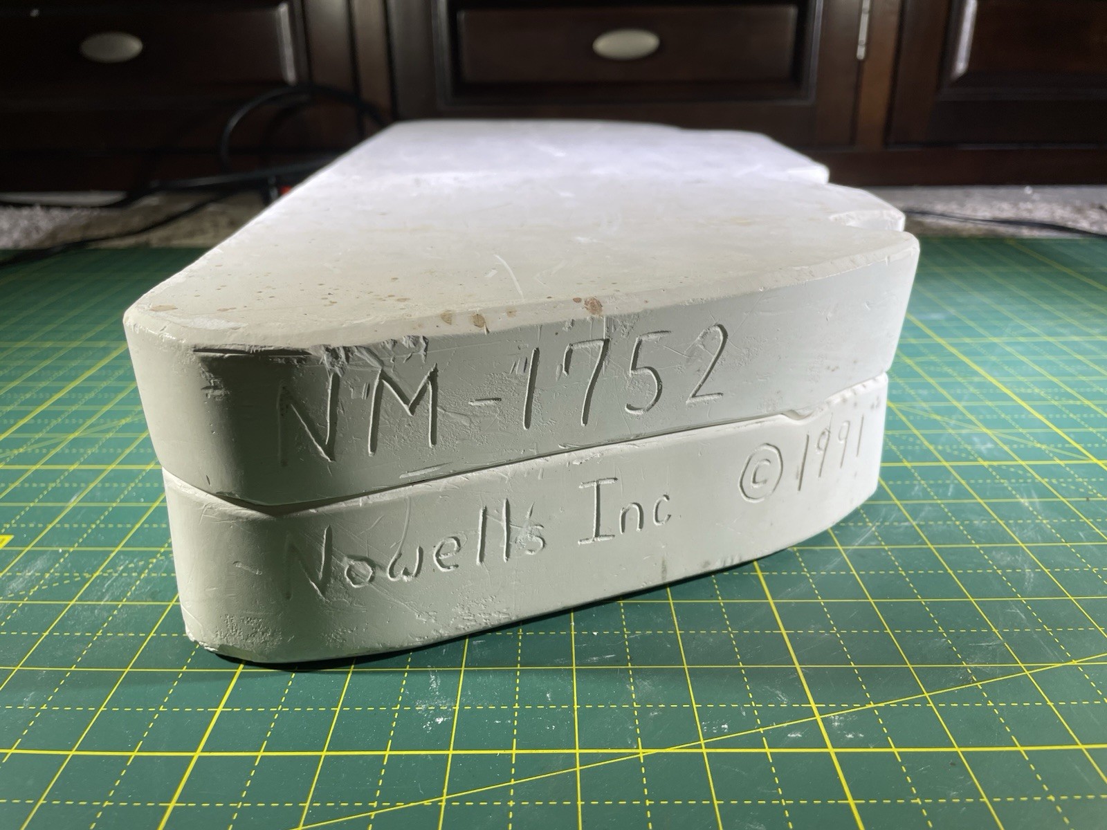 Nowell's NM-1752 Christmas Tree Santa Wreath Candle & Stand Ceramic Slip Mold