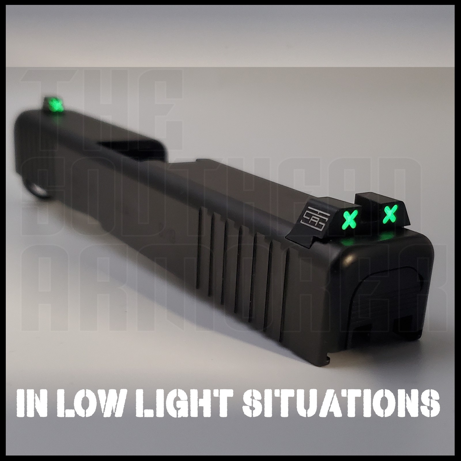 TSA® XXX Glow Sights Fits GLOCK® 17 19 20 21 22 23 26 27 34 35 Gen 3-6