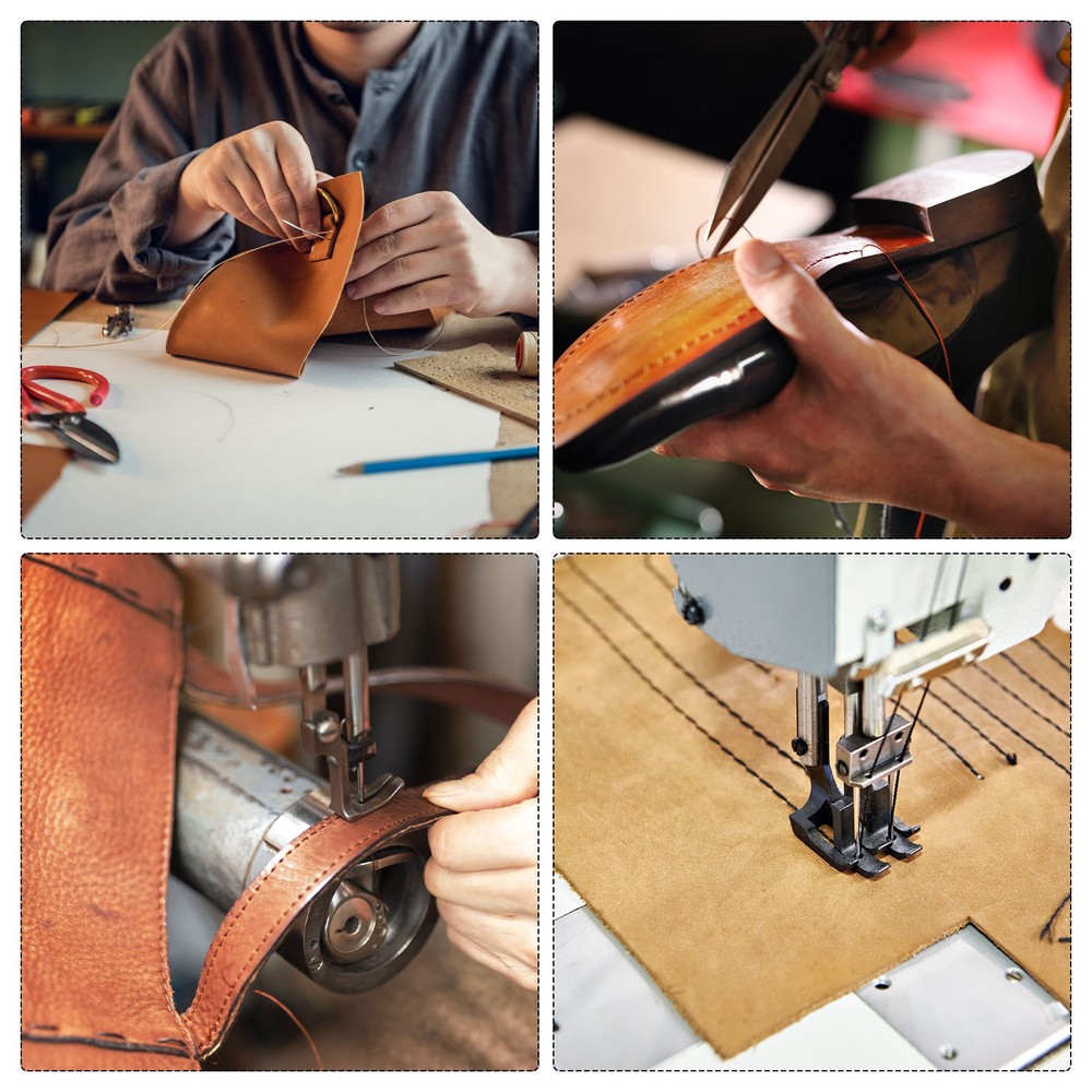 197 Yard 1mm 210D Flat Waxed Thread Polyester, Black