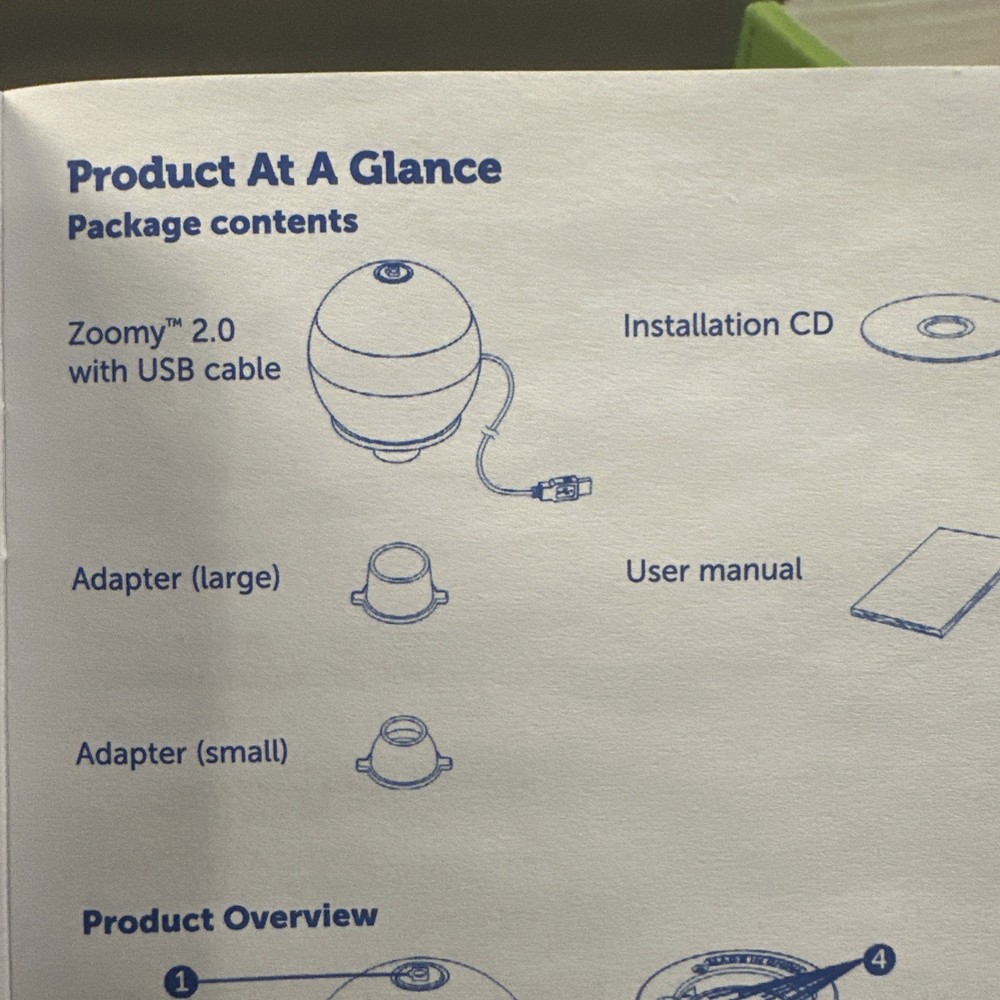 Learning Resources Zoomy 2.0 Handheld Digital Microscope STEM 54X Mag A5