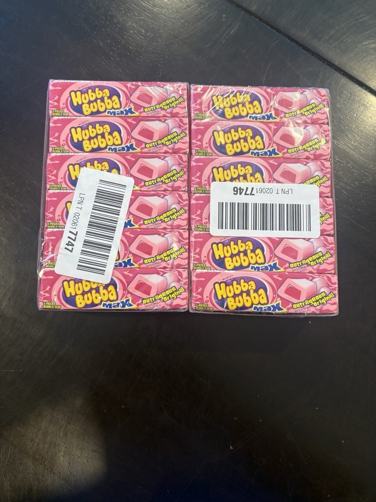 Hubba Bubba 36 Sealed Packs Max