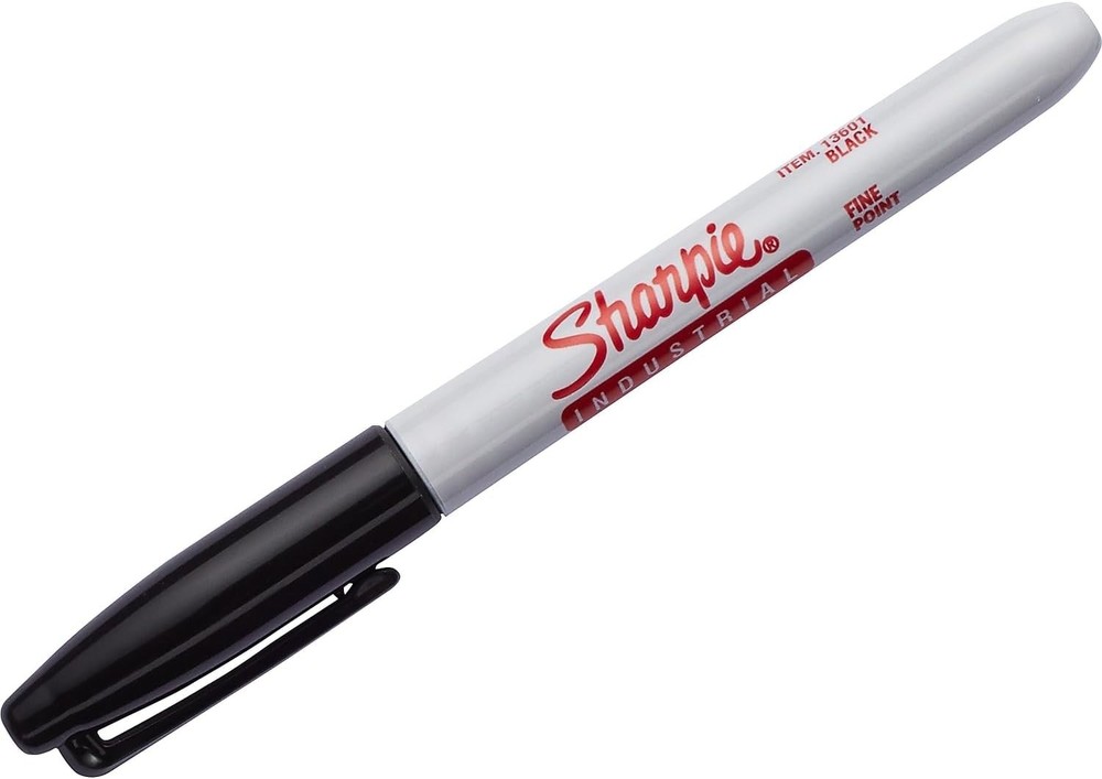 Industrial-Grade Fine Point Permanent Markers - 3-Pack
