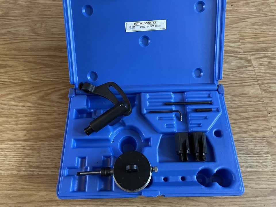 CENTRAL TOOLS Dial Indicator STRAIGHT/ANGLE Engine Timing Gauge Set 6481 Metric