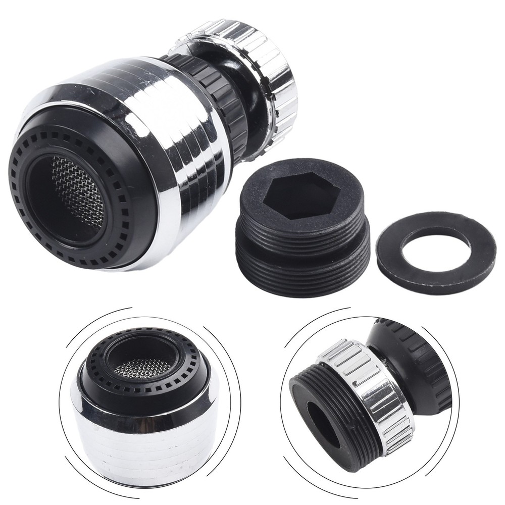 Rotating Faucet Aerator Single Handle Control Easy Installation Water Saving