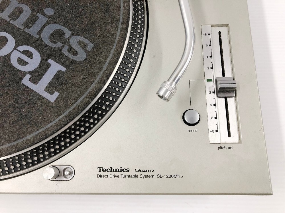 Technics SL-1200MK5 Silver Turntable Direct Drive Player Record Player