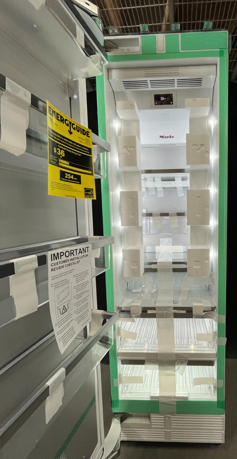 Miele MasterCool Series K2612VI 24 Inch Panel Ready Smart Refrigerator Column